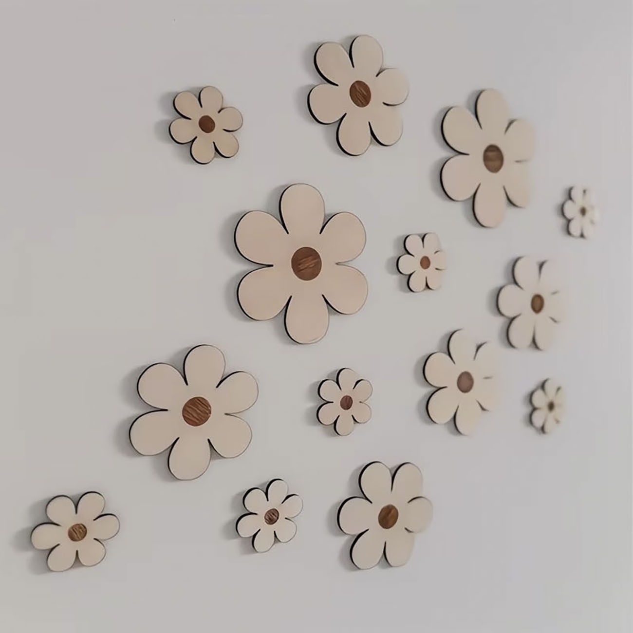 Xfasten Woodworking Double Sided Tape - Set di 14 Decorazioni da Parete