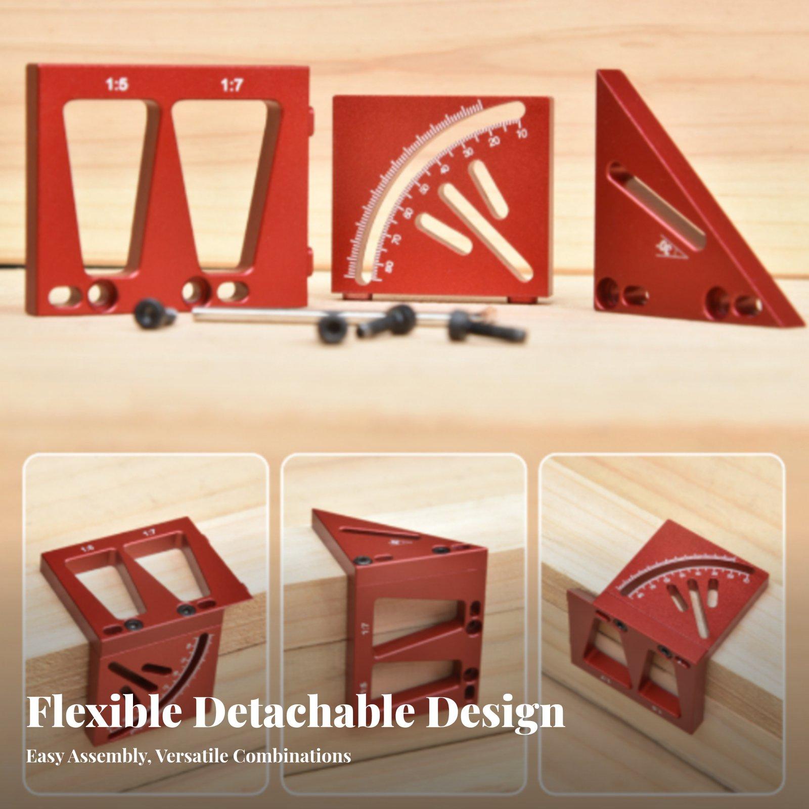 Woodworking Workshop Layout - Goniometro di Precisione in Lega di