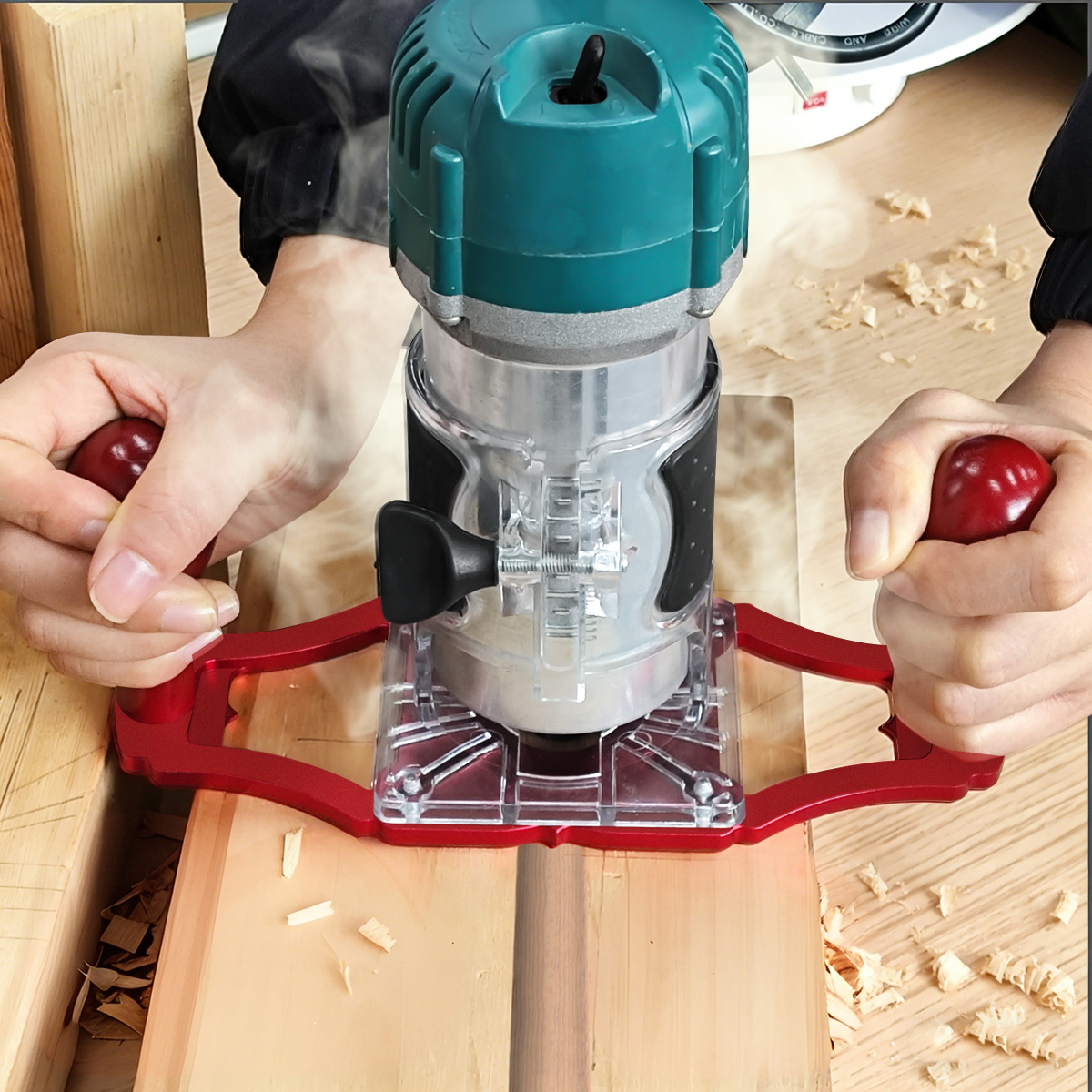 Woodworking Router - Base per Fresatrice con Maniglie e