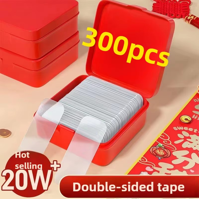 Xfasten Woodworking Double Sided Tape - 60-300 Pezzi Nastro Biadesivo Forte, Impermeabile,