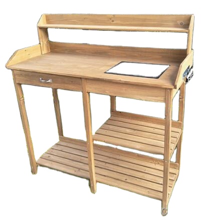 Woodworking Work Table - Tavolo da Giardinaggio in Legno con