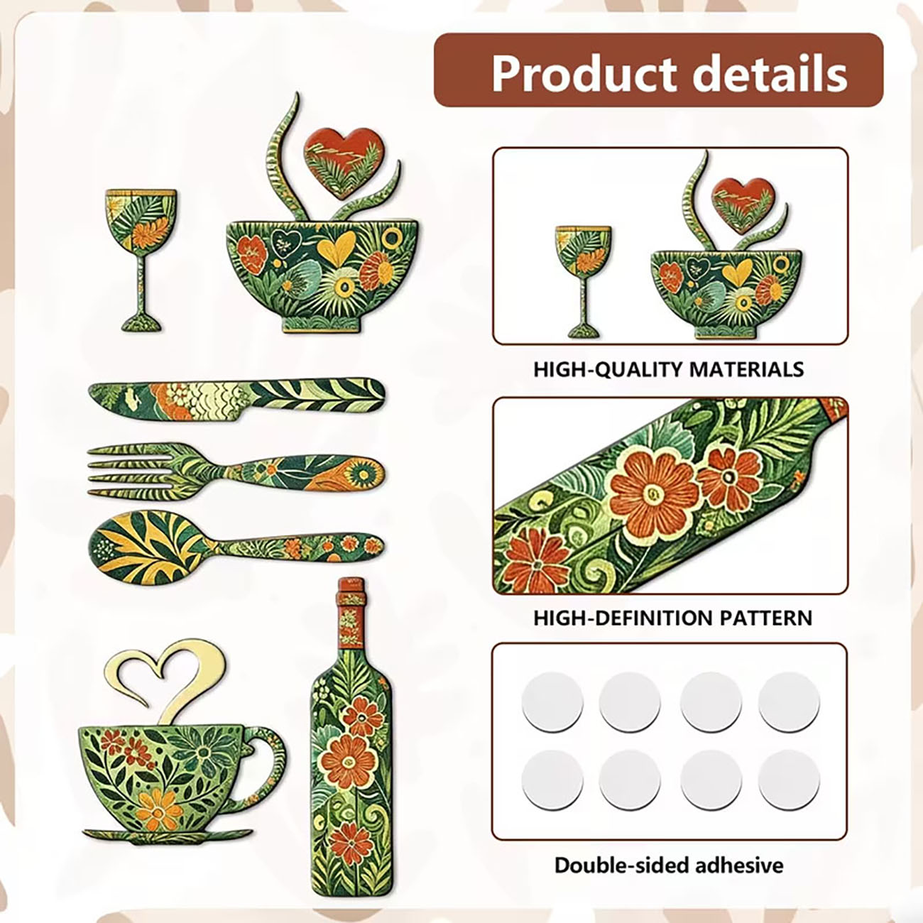 Set di 7 Utensili da Cucina Ve - Xfasten Woodworking Double Sided Tape recensione e prezzo