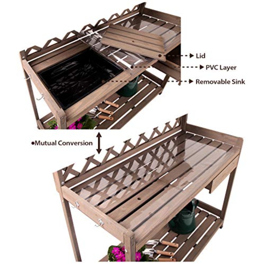Tavolo da Giardinaggio per Pia - Woodworking Work Table recensione e prezzo