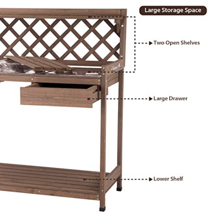 Tavolo da Giardinaggio per Pia - Woodworking Work Table recensione e prezzo