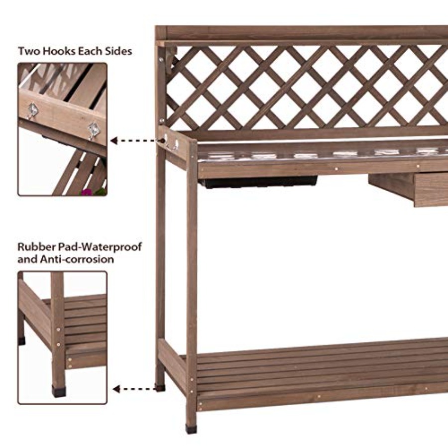 Tavolo da Giardinaggio per Pia - Woodworking Work Table recensione e prezzo