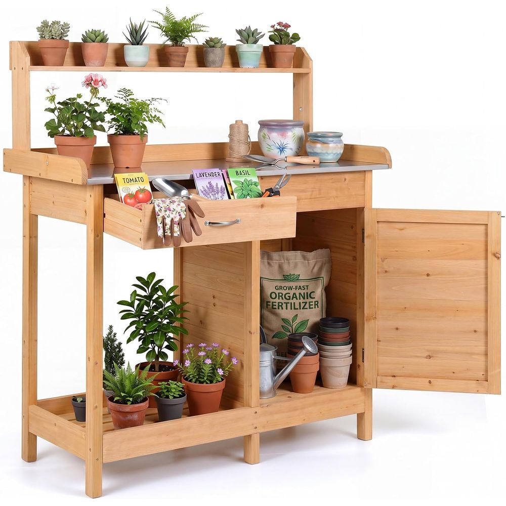 Tavolo da Giardinaggio in Legn - Woodworking Work Table recensione e prezzo