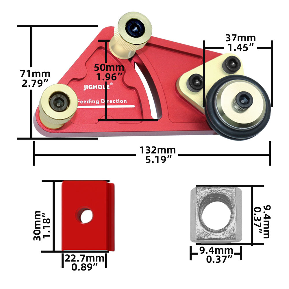1 paio di guide di precisione  - Woodworking Cutting Tools recensione e prezzo