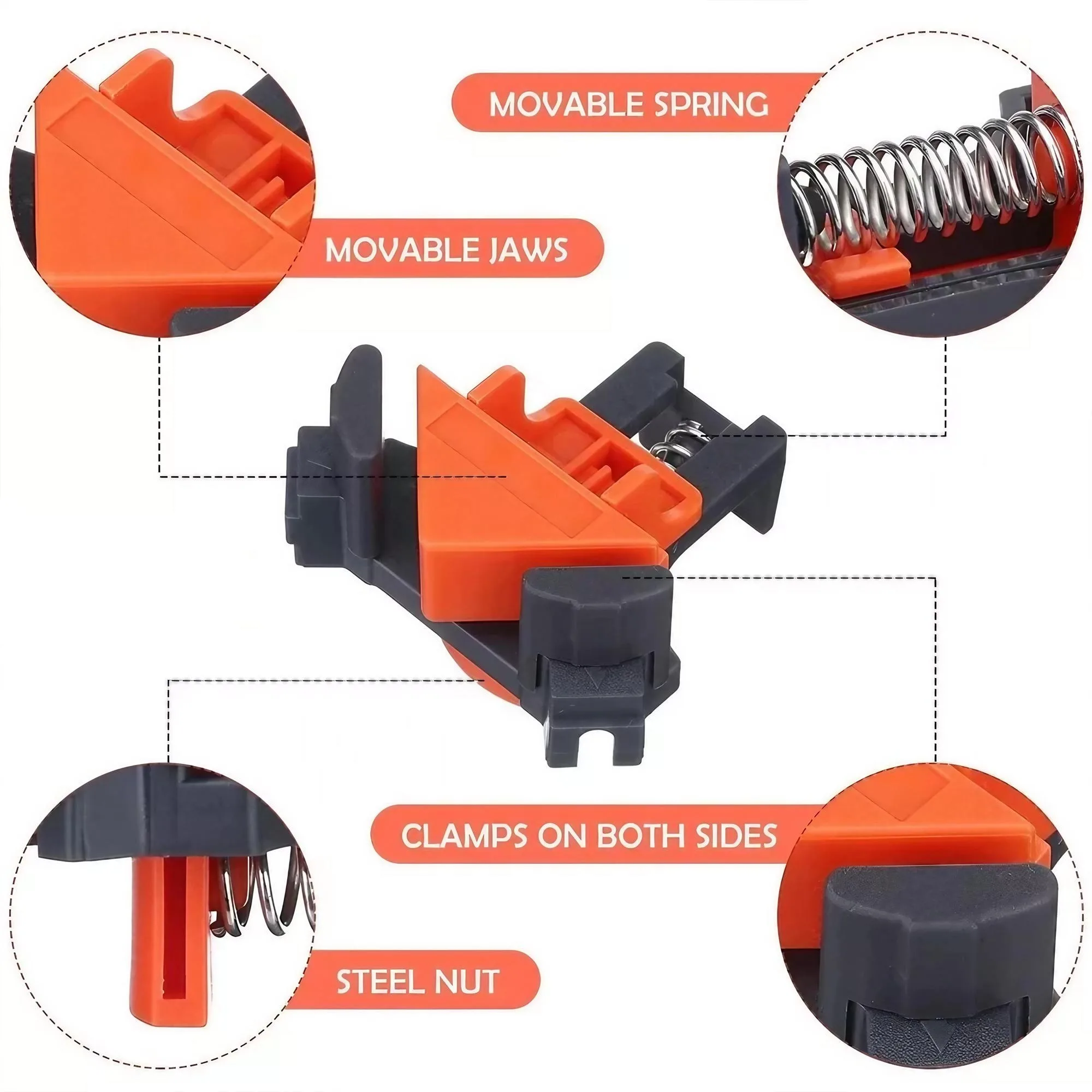 Morsetto ad Angolo Retto Premi - Woodworking Right Angle Clamp recensione e prezzo