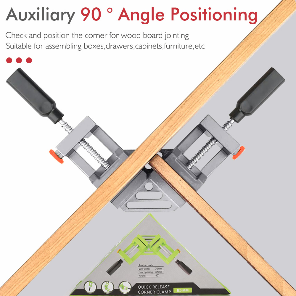 Clip a 90 gradi saldatura lavo - Woodworking Right Angle Clamp recensione e prezzo
