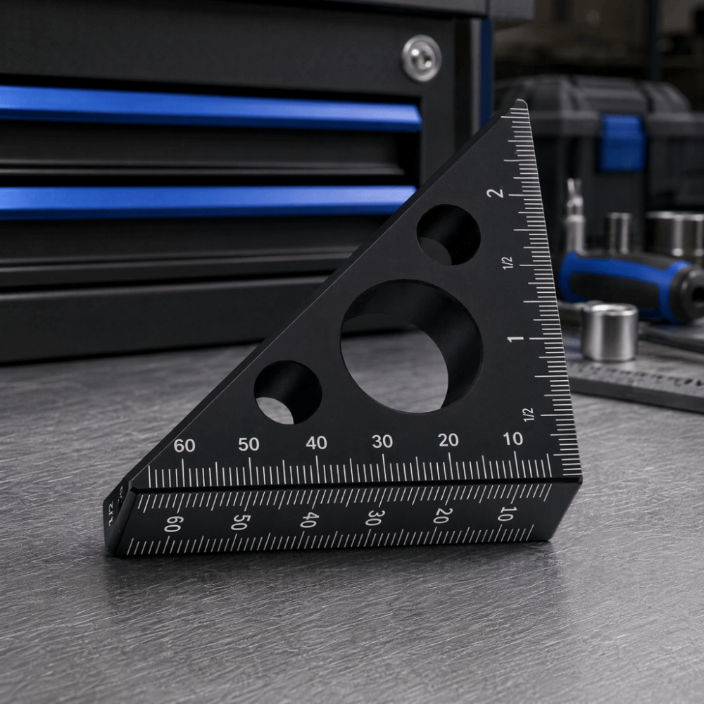Righello Triangolare in Lega d - Woodworking Workshop Layout recensione e prezzo