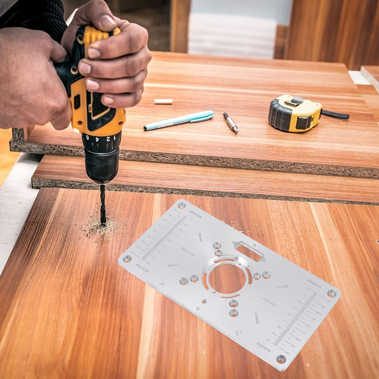 1 Set Piastra di Inserimento p - Woodworking Router recensione e prezzo