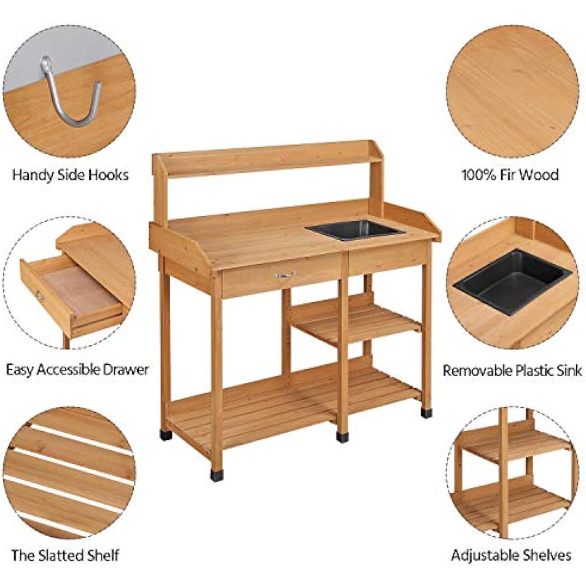 Tavolo da Giardinaggio per Est - Woodworking Work Table recensione e prezzo
