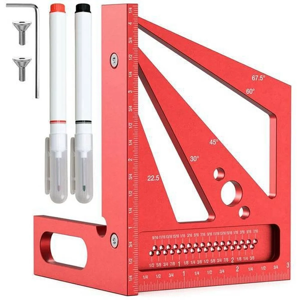 Goniometro 3D Rosso Multi-Ango - Woodworking Workshop Layout recensione e prezzo